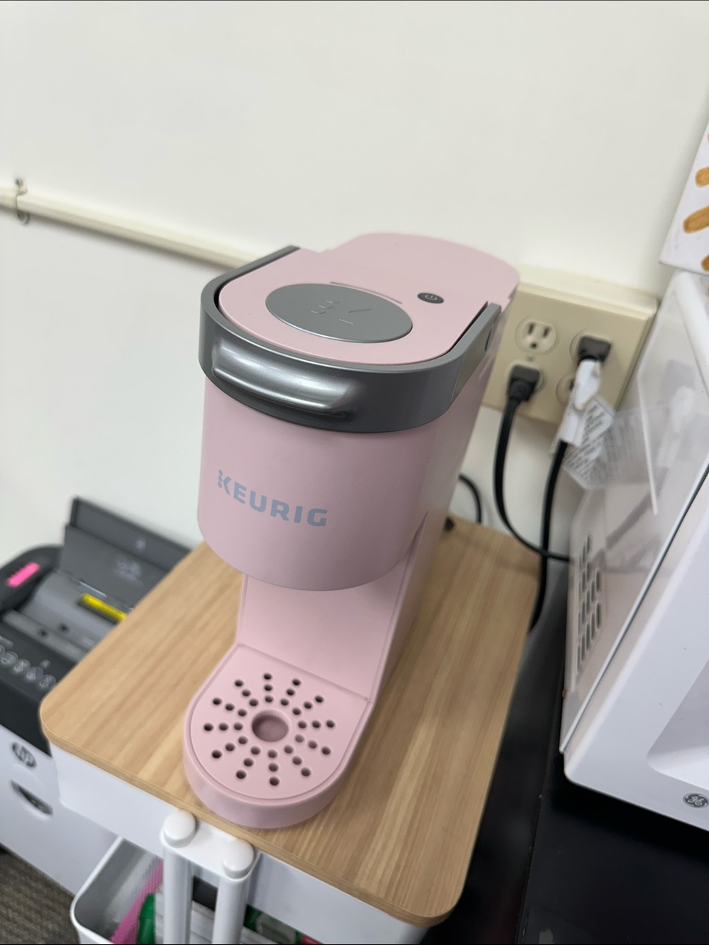 Keurig Single-Serve Coffee Maker in Pink with Gray Accents